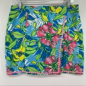 Caribbean Sz 8 Floral Skort